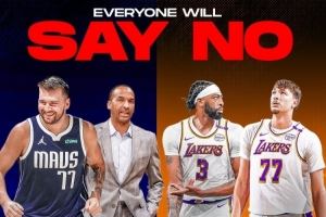 美媒：若哈里森现在想用浓眉+弗拉格换东契奇 佩林卡会直接挂电话